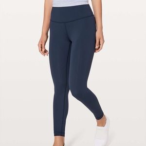 Lululemon Wunder Under High-Rise Tight 25" - True Navy